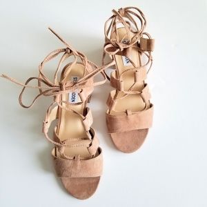 Steve Madden Ghillie Leather Sandal